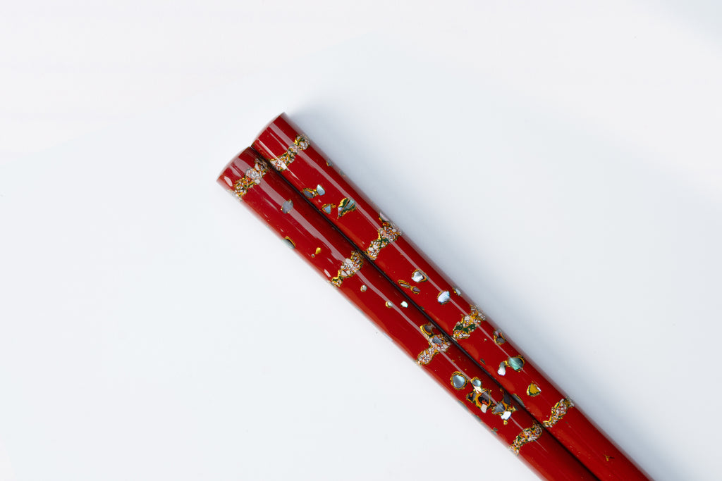 若狭塗 貝柱 夫婦箸セット　