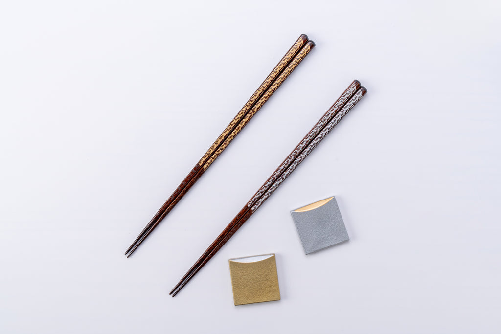 青海波 夫婦箸セット