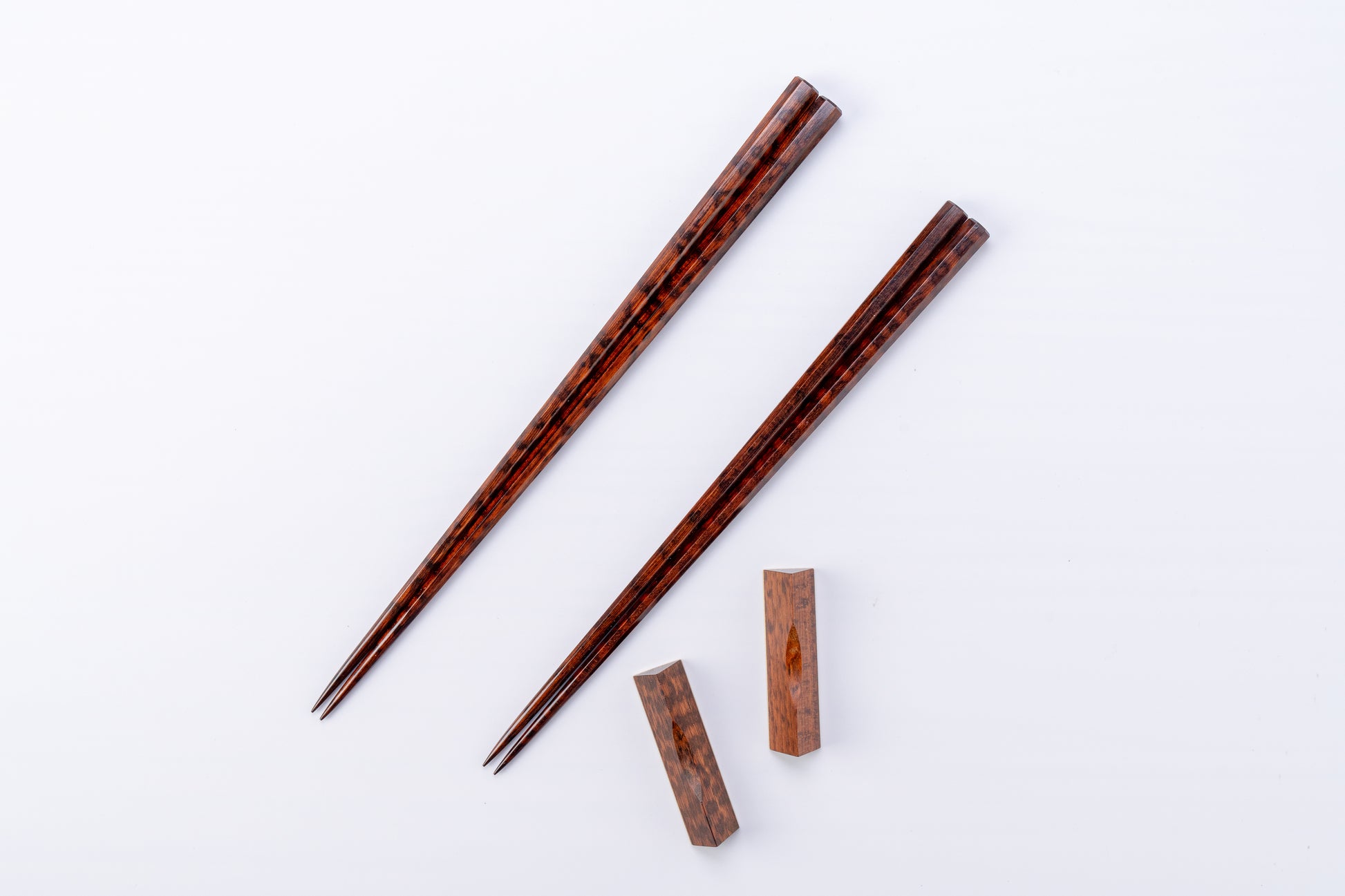 スネークウッド 八角形 夫婦箸セット