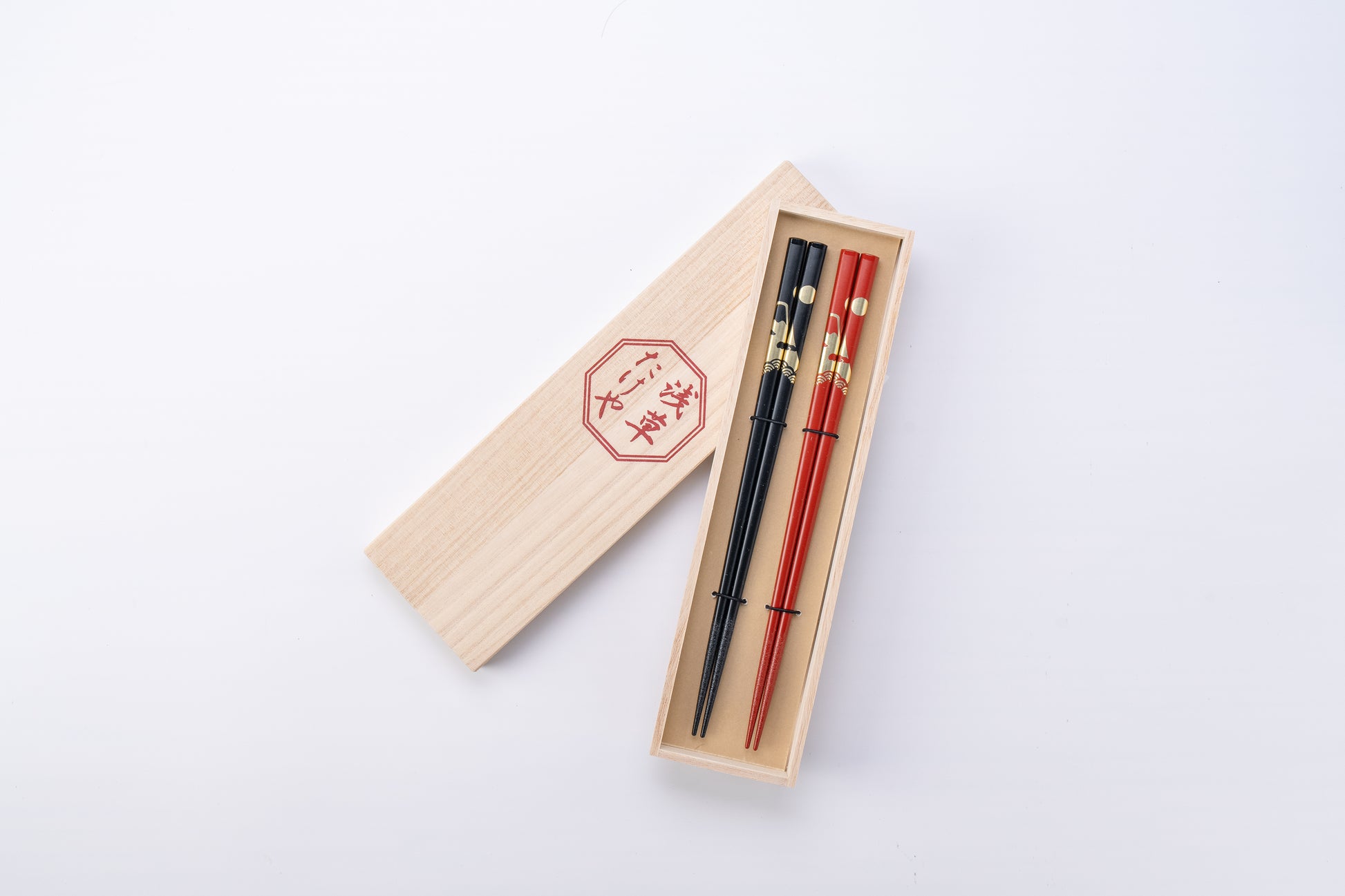 縁起箸 富士山 夫婦箸セット