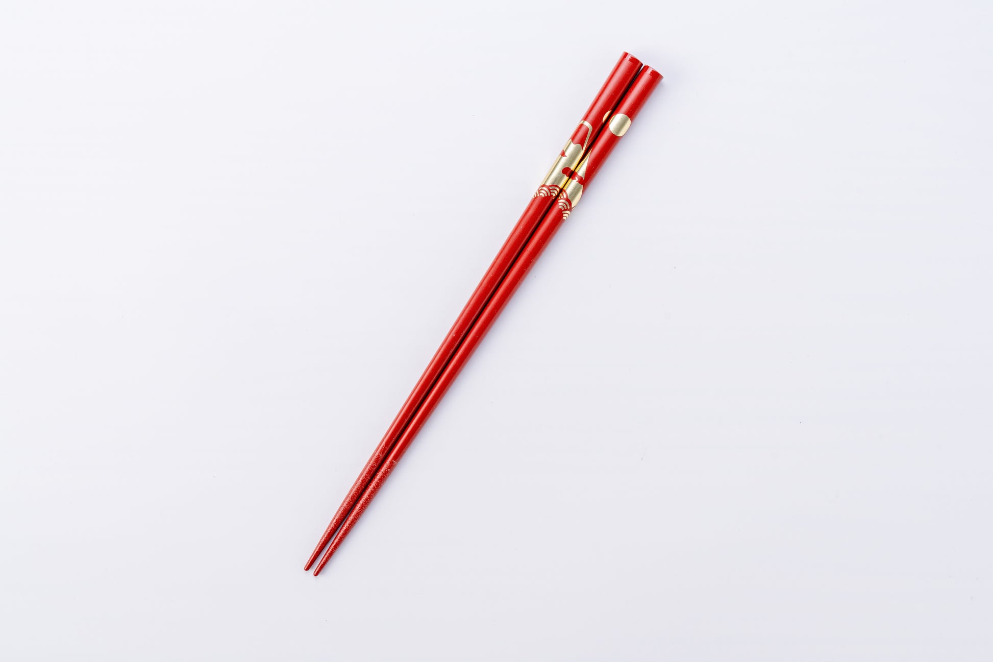 縁起箸  富士山（黒・赤）単品