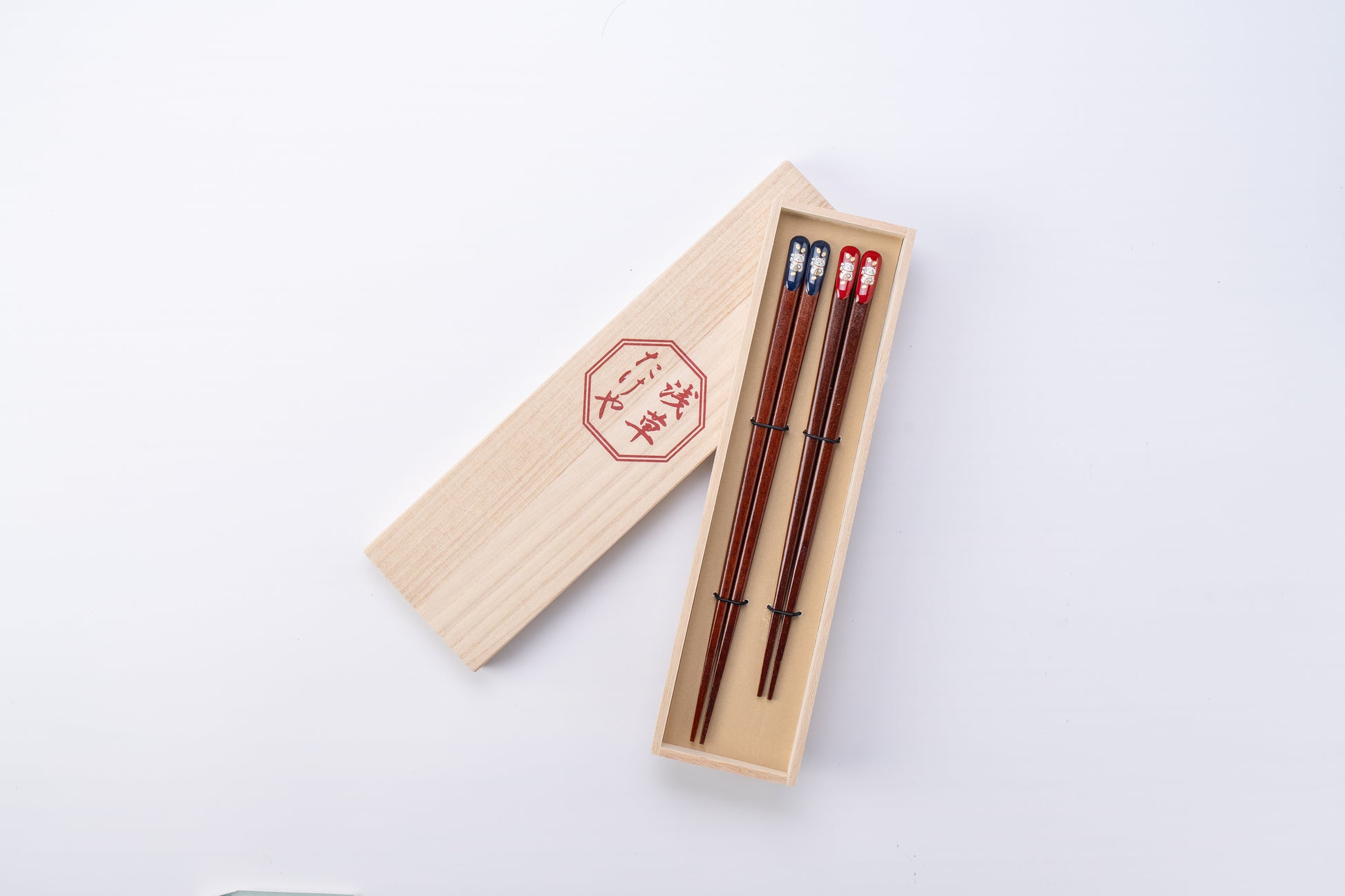 金座招き猫 夫婦箸セット