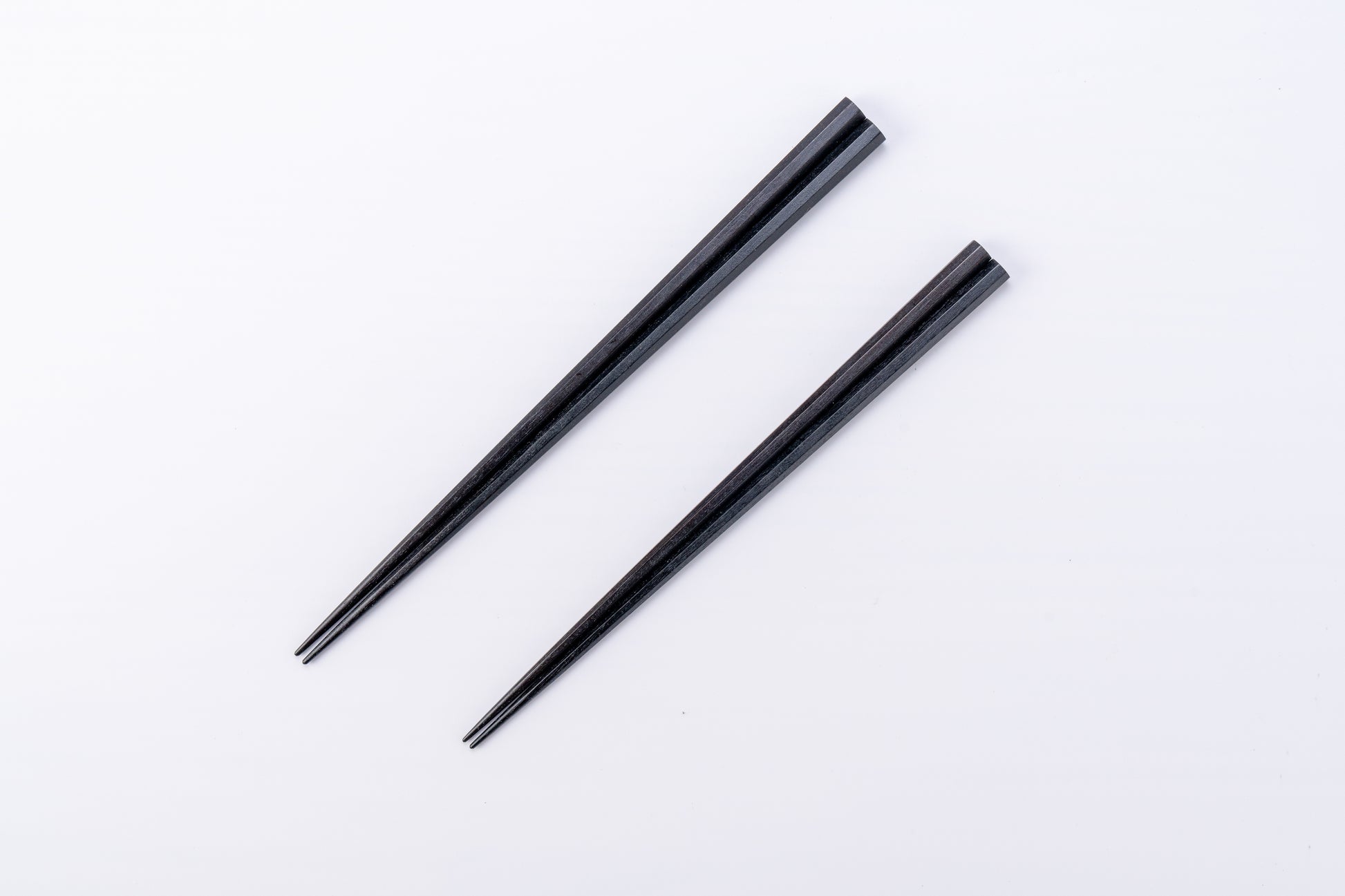 江戸木箸 八角形 縞黒檀 （大・中）単品