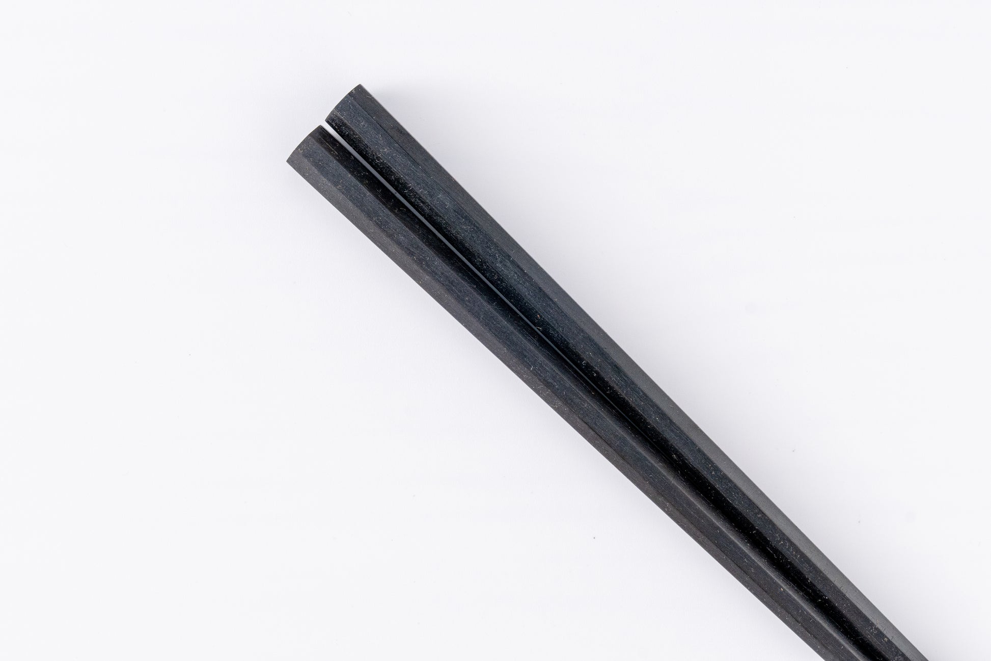 江戸木箸 八角形 縞黒檀 （大・中）単品