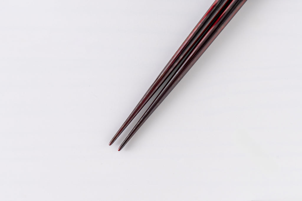 越前塗 鶴と富士 夫婦箸セット