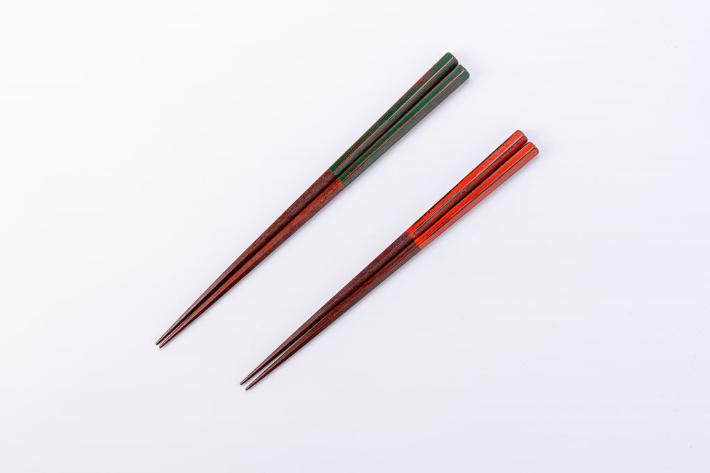 五角形 研ぎ出し 夫婦箸セット