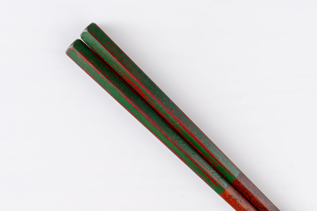 五角形 研ぎ出し 夫婦箸セット