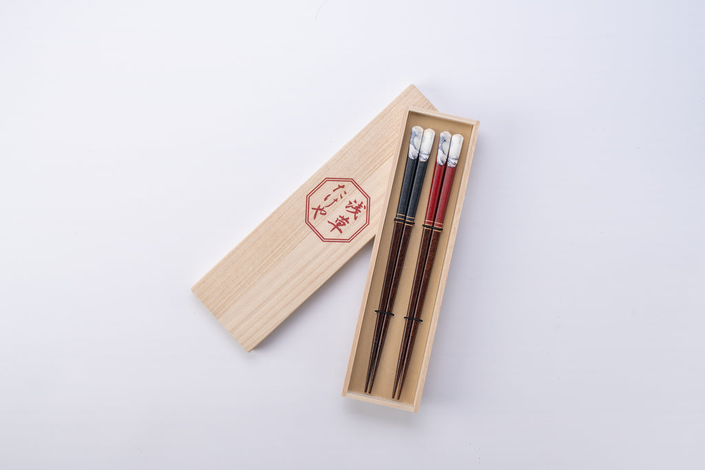 天削げ浪裏 夫婦箸セット