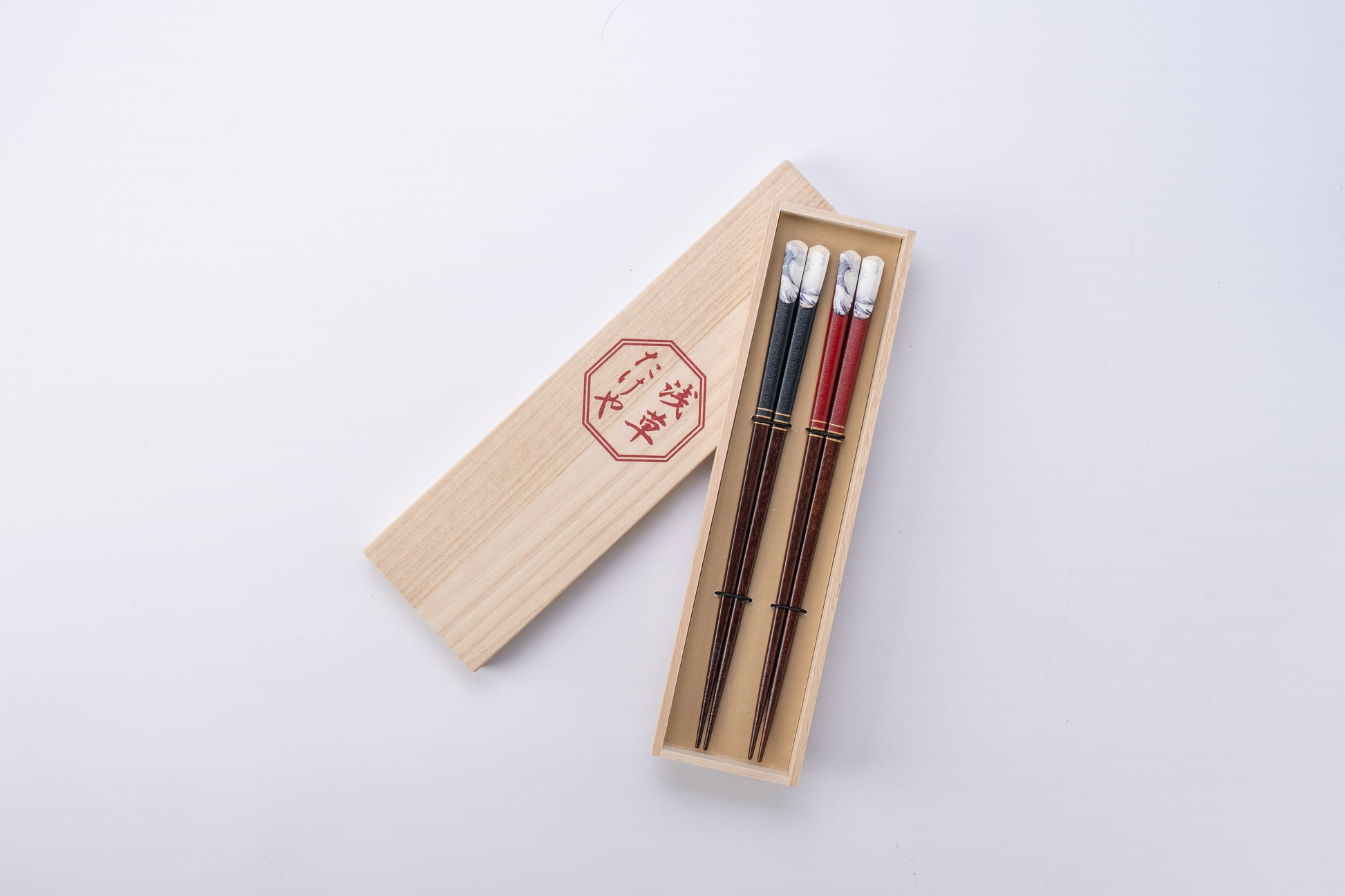 天削げ浪裏 夫婦箸セット