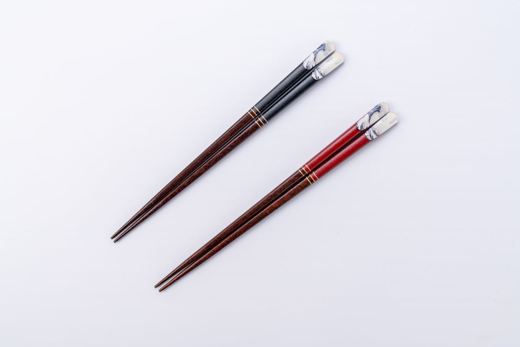 天削げ浪裏 夫婦箸セット